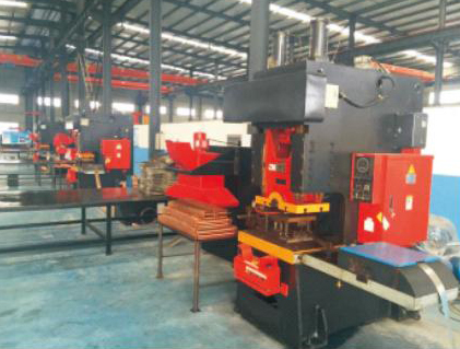 Marine and conventional air cooler punching line