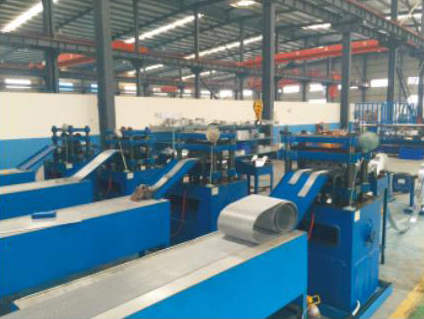 Plate-fin production line